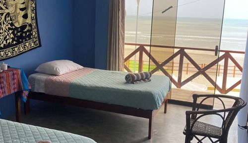 Basic Triple Room, Mixed Dorm, Smoking, Sea View