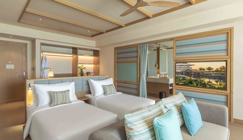 Suite, 2 Twin Beds, Garden View