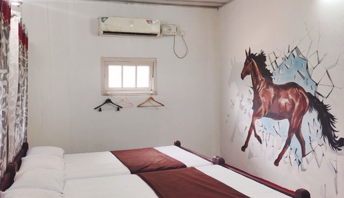 Traditional Twin Room, 2 Double Beds, Smoking