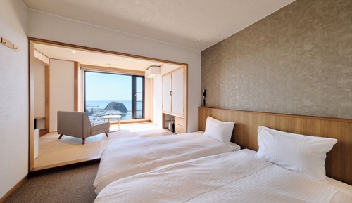 Twin Room with Tatami Area, Public Bathroom, Non Smoking