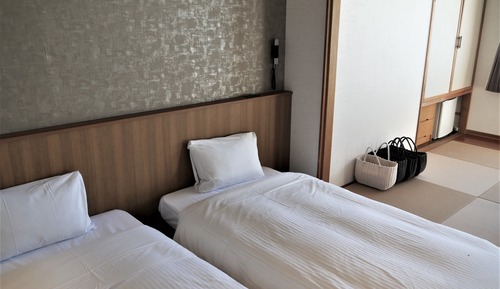Twin Room with Tatami Area, Private Bathroom, Ocean View