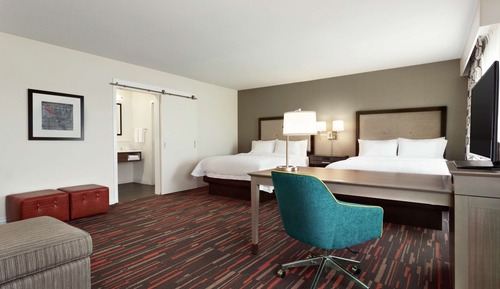 Studio Suite, 2 Queen Beds, Non Smoking, Refrigerator & Microwave (Wet Bar)