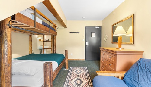 Family Room, Shared Bathroom
