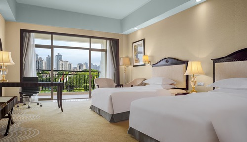 Standard Twin Room, 2 Double Beds, Courtyard View