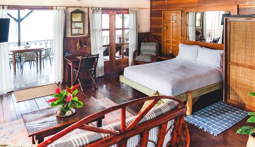 Deluxe Room, Multiple Beds, Kitchenette, Sea View