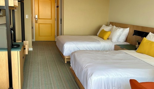 West Side  Two Double Beds Room