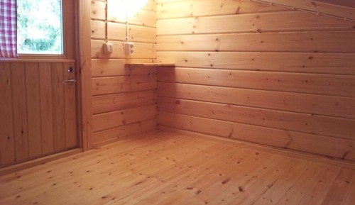Bivouac cabin with electricity, Lake view