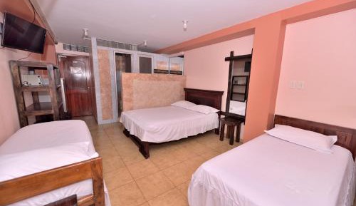 Quadruple Room with Partial Sea View
