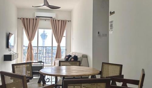 Three-Bedroom Apartment with View