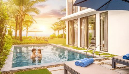 Three-Bedroom Villa with Garden View