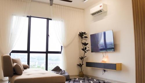 Three-Bedroom Apartment with Park View