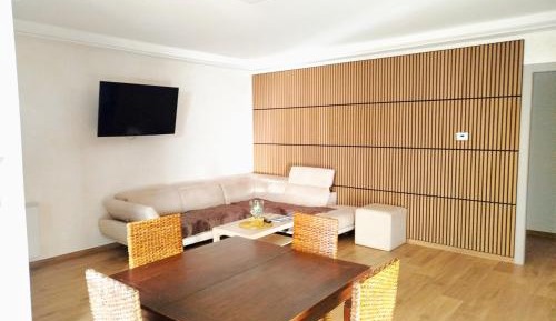 Deluxe One-Bedroom Apartment with Garden View