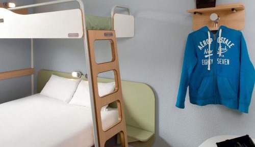 Triple Room with One Double Bed and One Bunk Bed