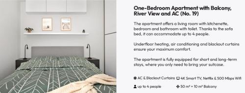 One-Bedroom Apartment with Balcony and Water View