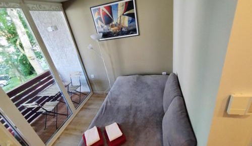 Studio with Balcony