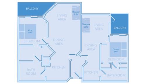 Luxury Two-Bedroom Suite