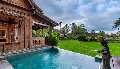 One Bedroom Private Pool Villa with Rice Field View