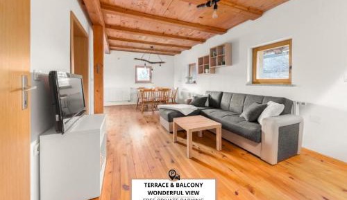 One-Bedroom Apartment with Balcony and Mountain View  