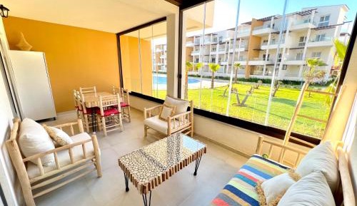 Two-Bedroom Apartment with Pool View