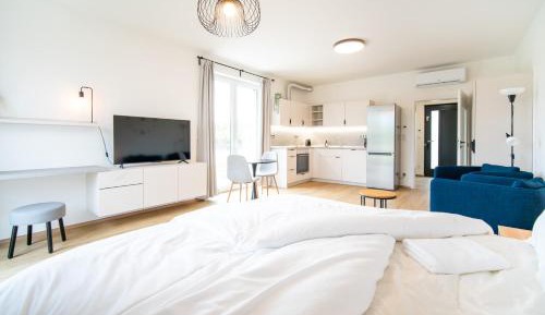 Studio Apartment with One Double Bed