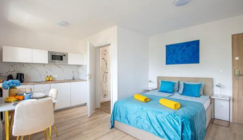 One-Bedroom Apartment with Balcony and City View