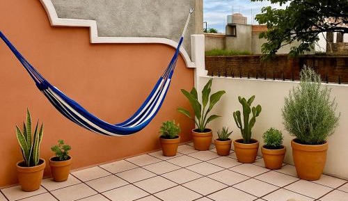 Studio Apartment with Balcony
