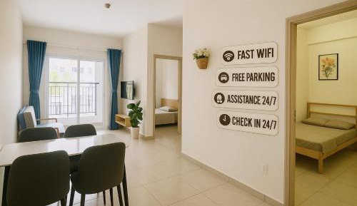 Two-Bedroom Apartment with Balcony