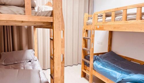 Bed in 4-Bed Male Dormitory Room