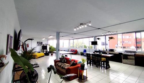 One-Bedroom Loft Apartment with Balcony