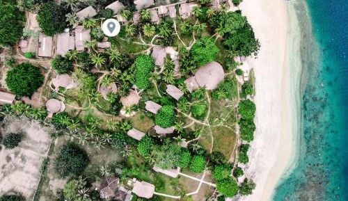 Jungle Hut 1 with Free Return Boat from Kepo Harbor to Gili Asahan