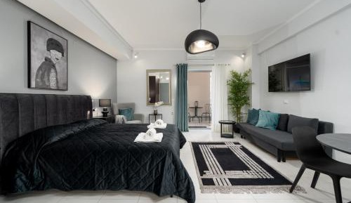 Studio Apartment with Balcony