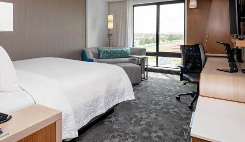 Guest room, 1 King, Sofa bed, City view