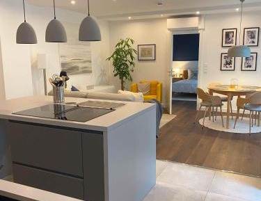 One-Bedroom Loft Apartment with Balcony