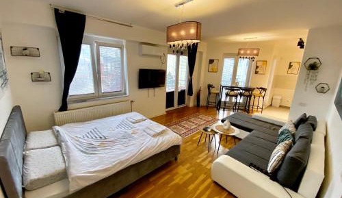 Studio with Balcony