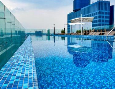 Deluxe One-Bedroom Apartment with City View