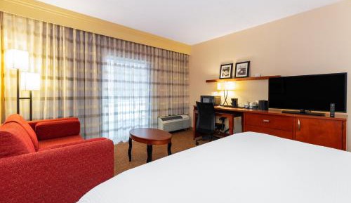 Large King Room with Sofa Bed and Balcony - Hearing Accessible