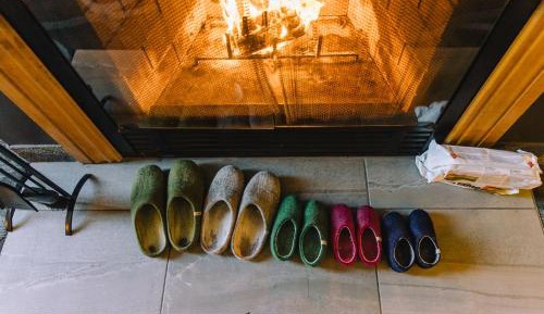 Two Bedroom Bi-Level Suite with Fireplace