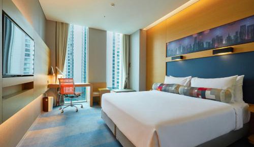 Aloft Urban Hollywood, Guest room, 1 King, City view