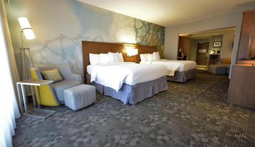 Queen Suite with Two Queen Beds and Sofa Bed