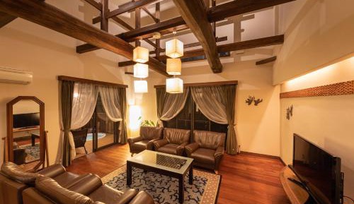 Villa style room with open-air bath "Fuji Bakama"