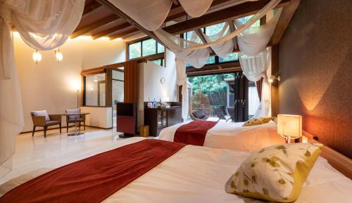 Cottage style room with open-air bath "Ajisai"