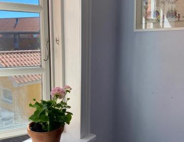 Double/twin room with shared bathroom and shared kitchenette. - shared entrance, room is on the first floor