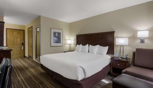 King Room with Roll-In Shower - Mobility Accessible/Non-Smoking