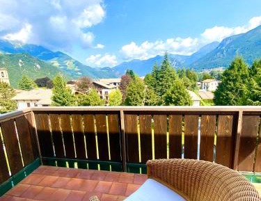 One-Bedroom Apartment with Balcony and Mountain View  