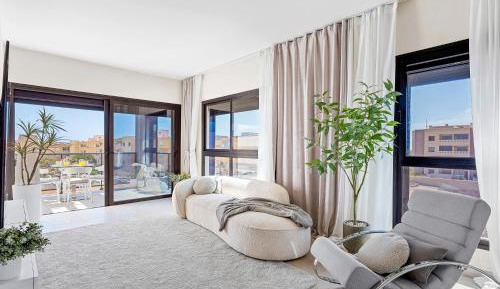 Two-Bedroom Apartment with Balcony and Terrace