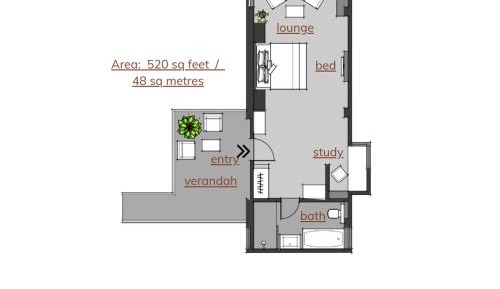 Double Room with Pool View