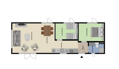 Module Flat Roof 4 people