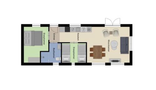 Module Wood 4 people