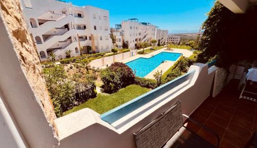 Two-Bedroom Apartment with Pool View