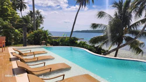 Studio with Pool View